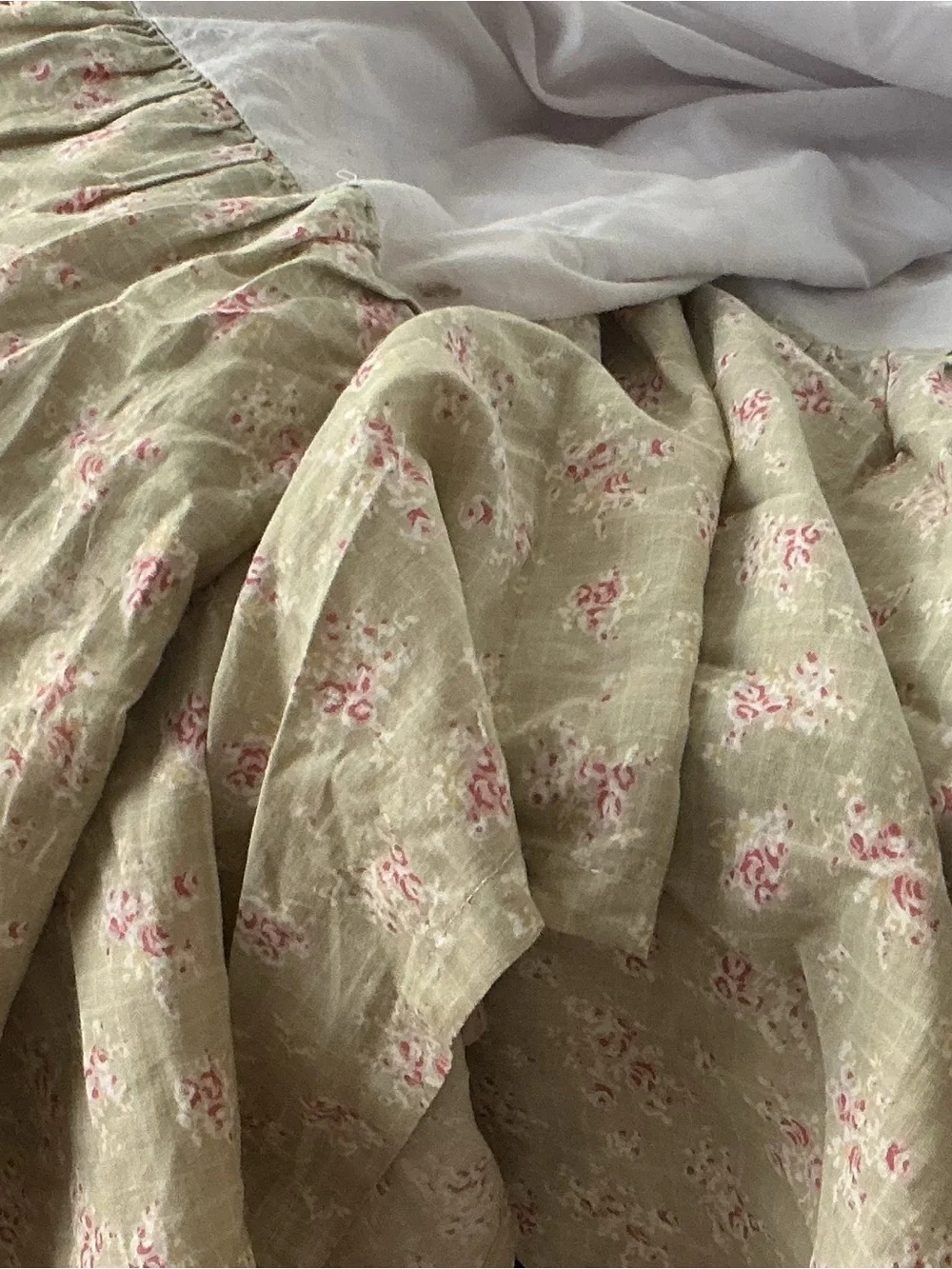 Vintage J.C. Penney Ruffled Bedskirt